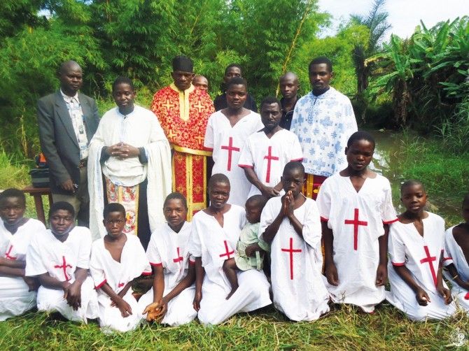 Νεοφώτιστοι Ορθόδοξοι στο Μαλάουι