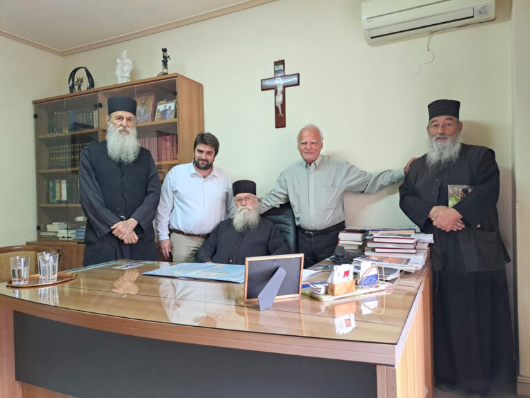 Επίσκεψη του Μητροπολίτη Κατάγκας Μελετίου στην Αδελφότητά μας
