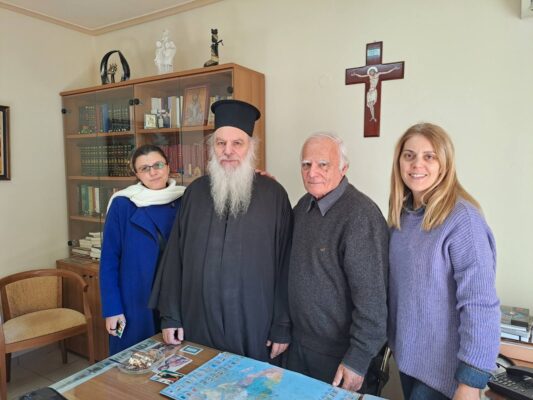 Ο Μητροπολίτης Ταμιάθεως στην Αδελφότητά μας